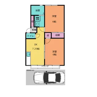 ベルメゾンITO-A【2階】の間取り