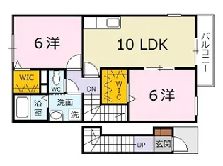 広島県安芸高田市八千代町下根【アパート】の間取り