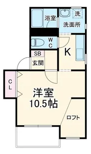 コリーナS【1階】の間取り