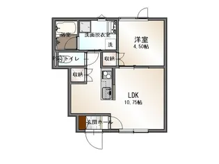 ポテト2【1階】の間取り