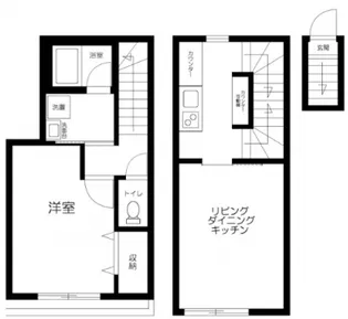 東京都練馬区北町1【アパート】の間取り