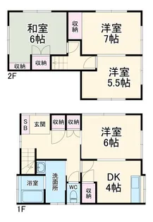 埼玉県北葛飾郡杉戸町大字杉戸【一戸建】の間取り