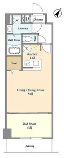 東京都板橋区南常盤台1【マンション】の間取り