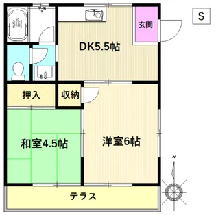 モアステージII【1階】の間取り