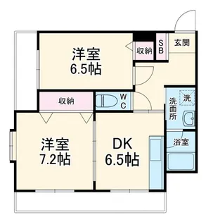 千本ウエストコープ【2階】の間取り