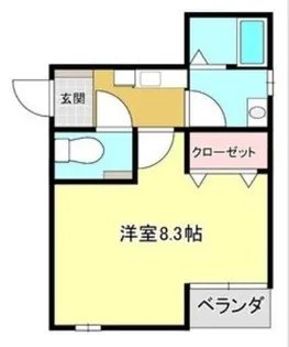 クレフラスト和田【2階】の間取り