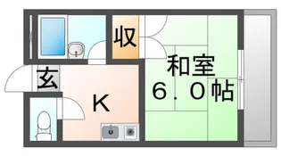 サンローズ春日【2階】の間取り