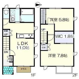 宮城県仙台市青葉区角五郎2【一戸建】の間取り