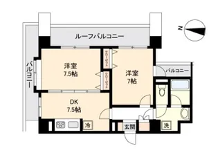 宮城県仙台市青葉区上杉3【マンション】の間取り