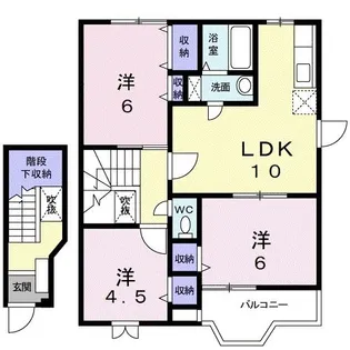 グラン エストII【2階】の間取り