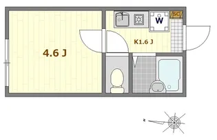 サザンロード小岩II【2階】の間取り