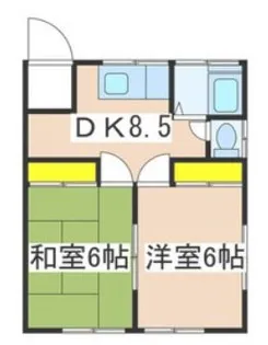 サエムハイツ【1階】の間取り