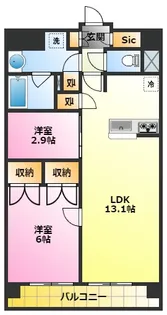 GOTEN武蔵小杉【3階】の間取り