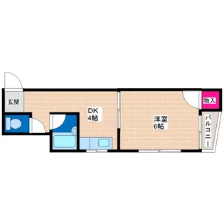 サンシティ平野【3階】の間取り