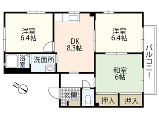 シャーメゾン矢野 A棟【2階】の間取り
