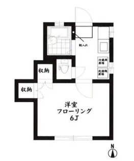 マルヨシコーポ82【1階】の間取り