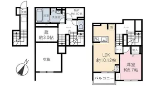 埼玉県狭山市祇園【アパート】の間取り