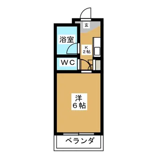 グランディール船堀【1階】の間取り