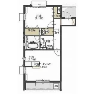 M.グラード【2階】の間取り