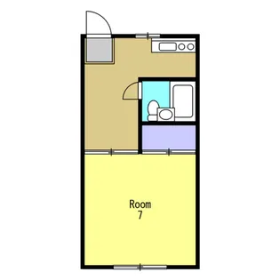 秋田県湯沢市清水町1【アパート】の間取り