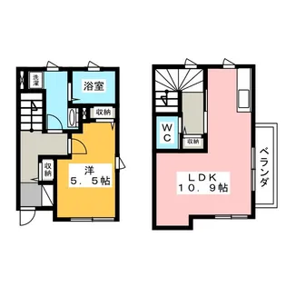 神奈川県伊勢原市東大竹2【一戸建】の間取り