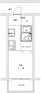朝日プラザ豊橋アーバンスクエア【4階】の間取り