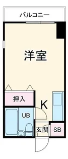 コーポサンライズ西田【2階】の間取り