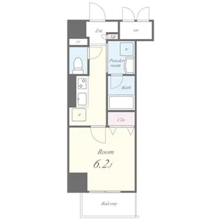 愛知県名古屋市北区城見通1【マンション】の間取り