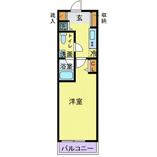 カスタリア蔵前【9階】の間取り