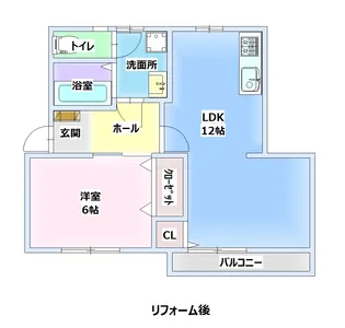 ラプラスサンシティN【2階】の間取り