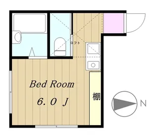 ユーハイツ【2階】の間取り