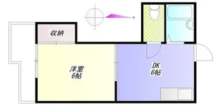ビーラマツムラ【1階】の間取り