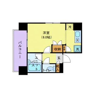 メゾン・ド・レノン【4階】の間取り