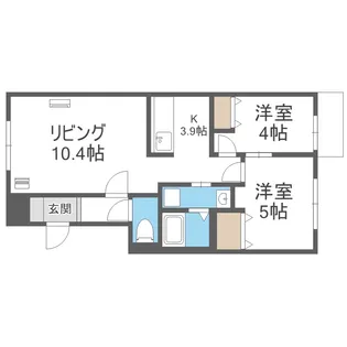 NRJニシオカ【3階】の間取り