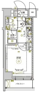 神奈川県川崎市中原区丸子通1【マンション】の間取り