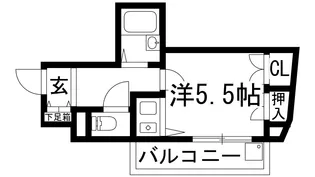 プレステージ中野【3階】の間取り