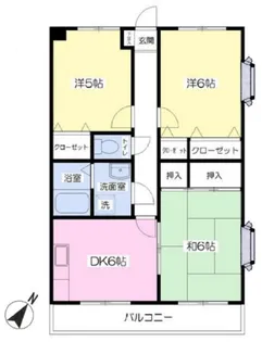 3DKの間取り画像