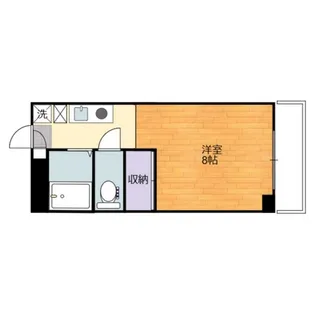 1Rの間取り画像