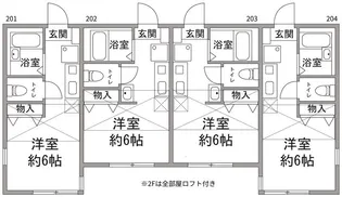 グルーラ仏向町【2階】の間取り