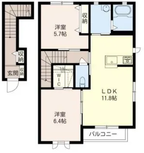 プラセール【2階】の間取り