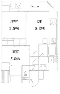 S-RESIDENCE文京小石川【9階】の間取り
