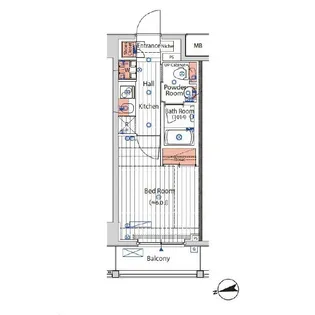 プレール・ドゥーク川崎II【6階】の間取り