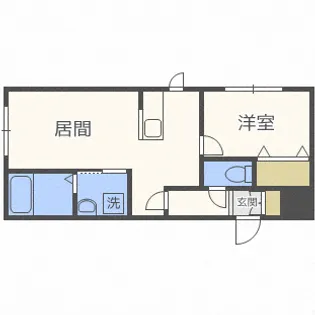 ノースポイント元町【2階】の間取り