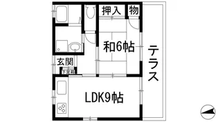 兵庫県川西市花屋敷1【一戸建】の間取り