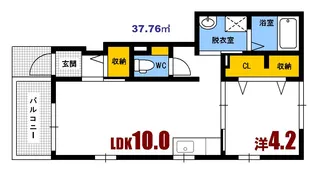 プリムローズ A【1階】の間取り