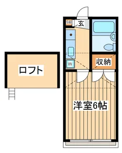 メゾンディソレイユ【2階】の間取り