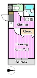 サウスブリーズ【2階】の間取り