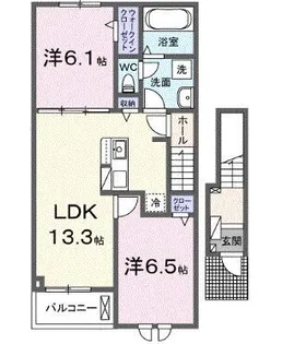 セレーネ【2階】の間取り