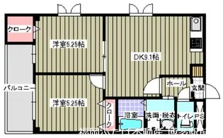 スプリーム茶山駅前【2階】の間取り