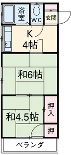 コーポラスコーダ【2階】の間取り
